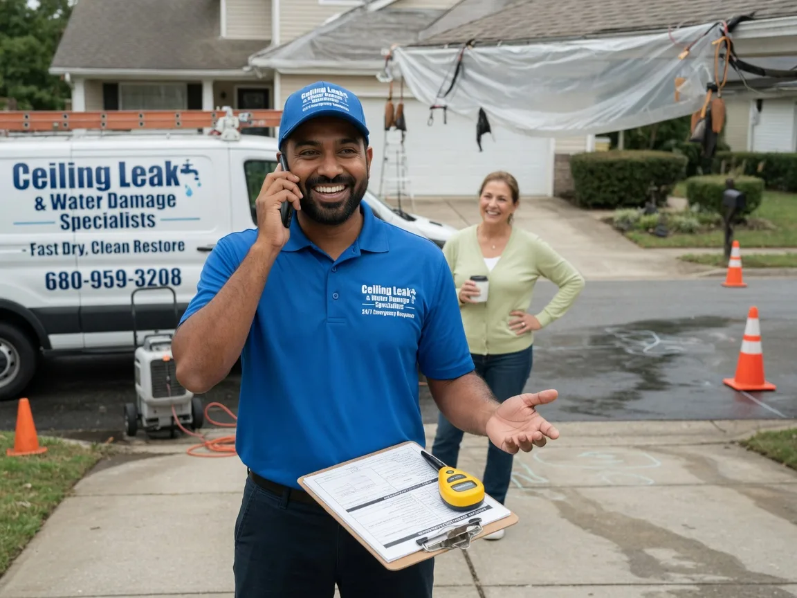 Ceiling Leak Cleanup Zuni, NM FAQs